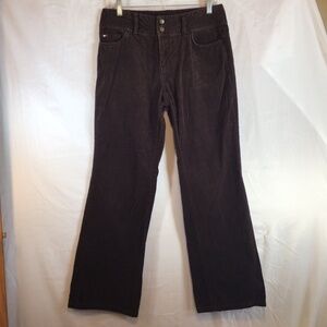 Tommy Hilfiger Corduroy Flare Pants Brown Retro 70s Dark Academia earthy